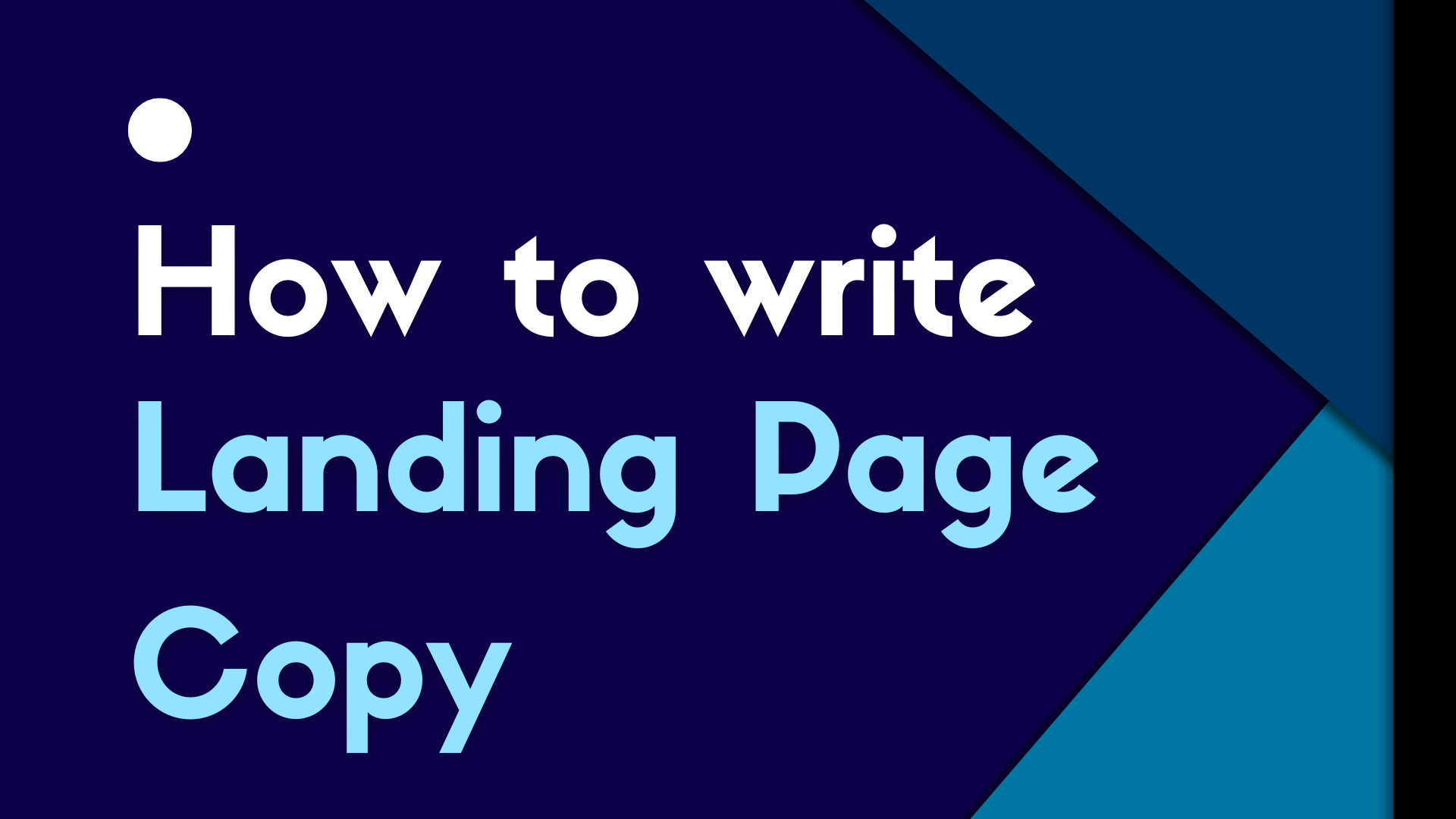 How to: Write High Converting Landing Page Copy